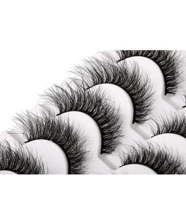 Buy 3D Volume Natural Mink Lashes | Fluffy Wispy Faux Mink Eyelashes Pack - International Shipping - Buy Online on SooperMarket.com