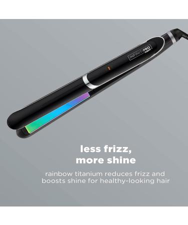 Infiniti Pro by Conair Titanium Flat Iron Rainbow finish 1-inch & CD701GNC Double Ceramic 1" Curling Iron - Buy Online on SooperMarket.com