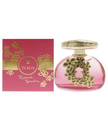 Tous Floral Touch EDT Perfume for Women 3.4 Fluid Ounce Fruity 3.4 Ounce (Pack of 1)