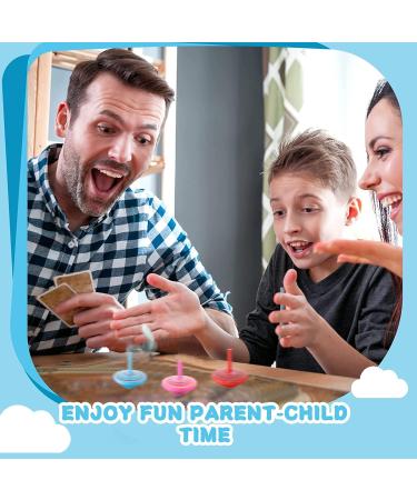 Annhao 30-Piece Wooden Circle Toy Set for Kids | Gyroscope Birthday Party Filler | Ages 3-7 - Ideal Gift - Buy Online on SooperMarket.com