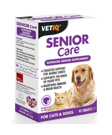 VetIQ Senior Care Supplement 45 Tablets (Pack of 1)