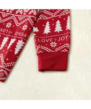PatPat Family Christmas PJs | Reindeer & Snowflake Matching Sets for Couples & Kids | Red Sleepwear Set - Kids 4-5 Years - Buy Online on SooperMarket.com