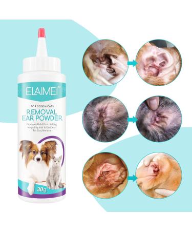 Kurchugo Dog Ear Cleaner Ear wash for Dogs & Cats Dog Ear Powder for Hair Removal Pet Ear Infection Treatment Effectively Removes Debris Waxy Buildup and Ear Odor Soothes Itchy & Inflamed Ears - Buy Online on SooperMarket.com