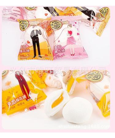 Honey peach Cotton soft Candy Fruit Flavored Cotton Candy Individually Packaged Wedding Celebration Candy Chinese FOOD Soft texture Gummies Asian food Asian candy (2000g mixed flavor) - Buy Online on SooperMarket.com