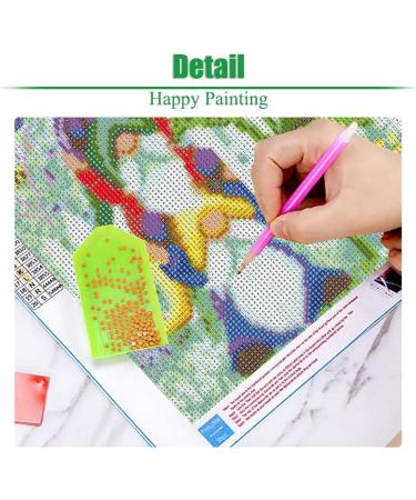 2Pack Full Drill Gnomes Kissing Flowers Diamond Painting Kits for Adults - DIY 5D Garden Diamond Art with Sunflowers & Butterfly - 12X16Inch - Buy Online on SooperMarket.com