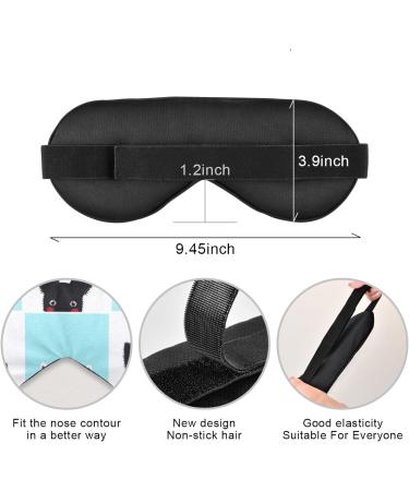 Haskirky Light Blocking Eye Mask for Comfortable Deep Sleep - Breathable & Adjustable for Men and Women | Ideal for Travel, Yoga, Meditation, and Office Use - Buy Online on SooperMarket.com