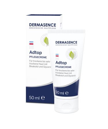 Dermasence ADTOP Care cream 50 ml - hydrecating and protective body care - with very dry and cracked skin - reduces roughness and feelings of tension - forms breathable protective film