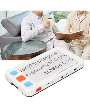 Portable Digital Magnifier Reading Aid | 5.0 Inch LCD Screen | Handheld Electronic Reading Aids 4X-32X Zoom | Memory Function | UK - Buy Online on SooperMarket.com