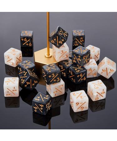 48-Piece Dice Counters Loyalty Tokens Set for MTG & CCG Card Games - Buy Online on SooperMarket.com