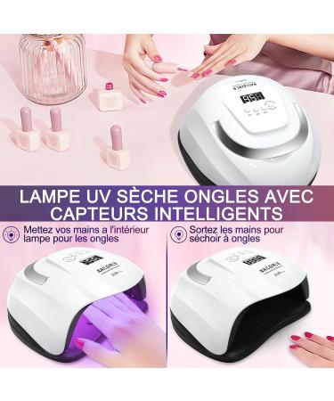 Nail Girls UV Lamp Gel Nails - 168W Professional Dryer for Manicure & Pedicure with 4 Timers & Automatic Sensor - Buy Online on SooperMarket.com
