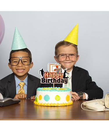Basketball Cake Topper - Happy Birthday Shield | Sports Theme Decor for Young Girls - Buy Online on SooperMarket.com