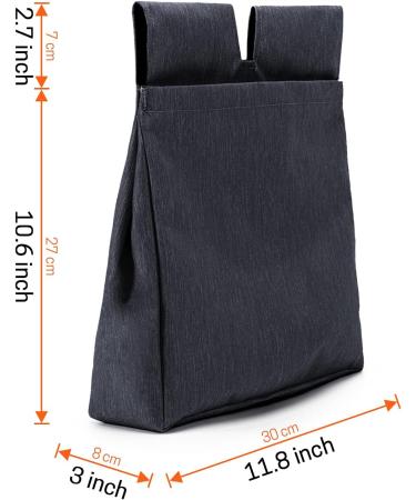 VISEMAN Extra Large Black Umpire Ball Bag for Baseball/Softball with Belt - Buy Online on SooperMarket.com