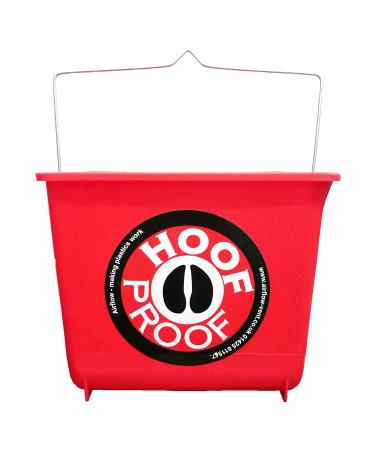 Airflow Hoof Proof Square Calf/Multi Purpose Bucket Red - 5 Lt