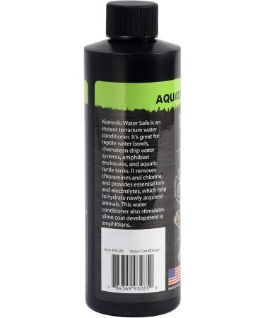 Komodo Water Safe Conditioner | 8 oz - Neutralizes Toxins for Aquatic Reptiles & Amphibians | Safe Tap Water Fast Acting - Buy Online on SooperMarket.com