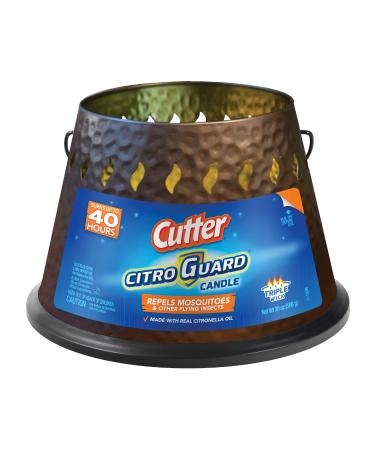 UNITED INDUSTRIES CORP 95784 Cutter Citronella Candle, 1 pack, Copper