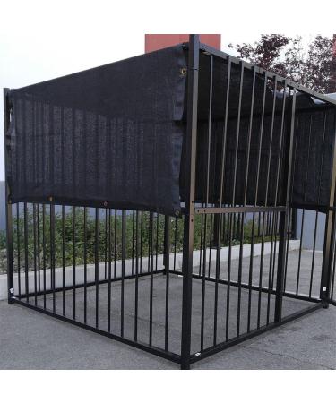HomeABC 10ft x 13ft Black Sunblock Shade Tarp Panel for Dog Kennel - 90% UV Protection - Buy Online on SooperMarket.com