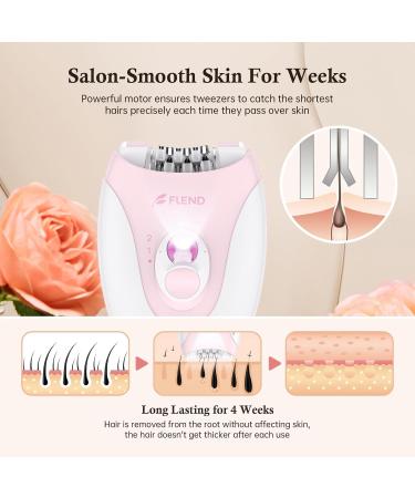 Epilator Facial Epilator Electric Hair Epilator for Women Face Facial Hair Removal Painless Epilator for Women Face Bikini Hair Remover Epilator Hair Removal Armpit Bikini Body Leg Hair Remover Epilator-0703a - Buy Online on SooperMarket.com