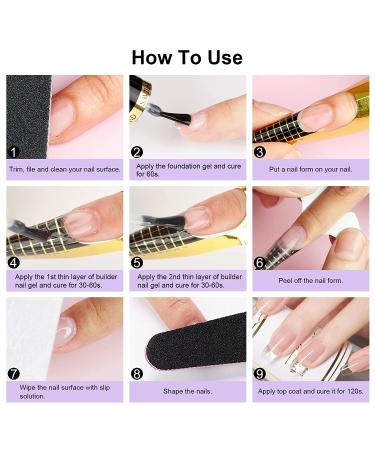 Saviland 5 in 1 Clear Builder Base Gel - Nail Strengthener for Broken Nails - 15ml UV/LED Gel - Buy Online on SooperMarket.com