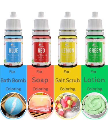 Shop 12 Color Liquid Food Dyes | Perfect for Baking Decorating & DIY | 10ml Each - Enhance Cakes Cookies Fondant & More! - Buy Online on SooperMarket.com