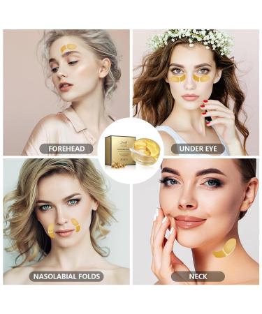 Reusable Anti-Aging Eye Pads - 60 PCs for Dark Circles Puffiness & Moisture | Hydrating Eye Masks with Hyaluronic Acid - Buy Online on SooperMarket.com