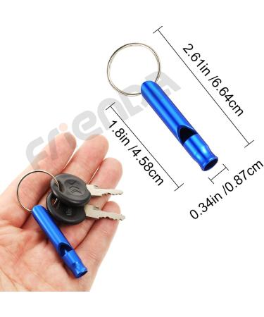 35-Piece Aluminum Emergency Whistle Keychain Set for Camping, Hiking, Hunting - Loud Sound, Cute Colors - Survival Gear - Buy Online on SooperMarket.com
