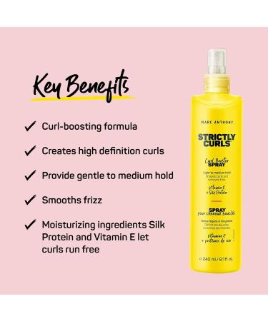 Marc Anthony Strictly Curls 8.1 Oz Curl Booster Spray & 8.3 Oz Curl Defining Styling Lotion Bundle - Buy Online on SooperMarket.com