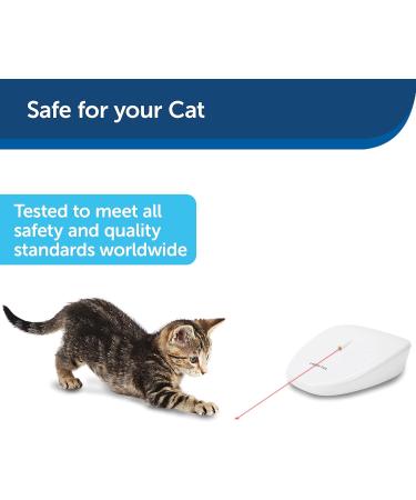 PetSafe Laser Tail Automatic Laser Light Interactive Playtime For Cats Moving Cat Toy White - Buy Online on SooperMarket.com