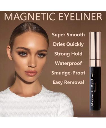 Lamora Reusable Magnetic Lashes | Waterproof Eyeliner & Applicator Kit | No Glue False Eyelashes | International Shipping - Buy Online on SooperMarket.com