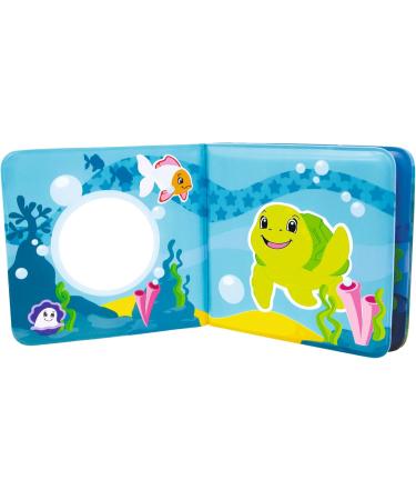 Simba ABC Magic Bath Book - Color Change Pictures Squeaker Pendant 8 Pages (13x13cm) | Ideal for Babies 6 Months+ - International Shipping Available - Buy Online on SooperMarket.com