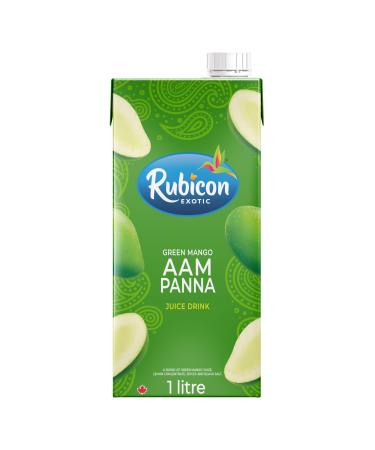 Rubicon Aam Panna Green Mango Indian Street Drink | 1L Carton | Carefully Blended with Seasoning & Spices | No Preservatives Artificial Colourings or Sweeteners | Rich in Vitamin C | Made in Canada