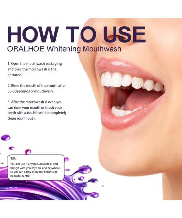 Shop Lila Mouthwash - 20 PC Purple Tooth Whitening & Fresh Breath | Asscreibe Tooth-Up Serum - Fast International Shipping - Buy Online on SooperMarket.com