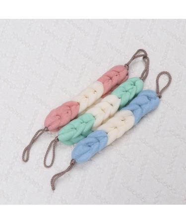 9pcs Sponge Body Scrubber Set with Rope | Bathing & Exfoliating Tool | Deep Cleanse for Back & Body | Home & Bathroom Supplies - Buy Online on SooperMarket.com