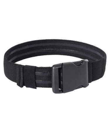 IDOGEAR Tactical Leg Strap Thigh Belt for Holster Knife Thigh Strap Outdoors EDC Leg Hanger with Quick-Release Buckle Unisex Elastic Nylon black