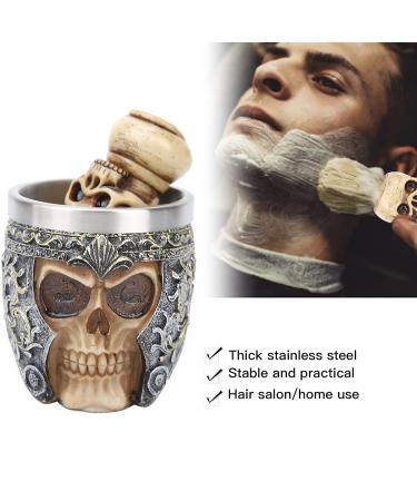 Premium Stainless Steel Shaving Brush & Men's Beard Shaving Set - Ideal for Home & Salon Use - Buy Online on SooperMarket.com