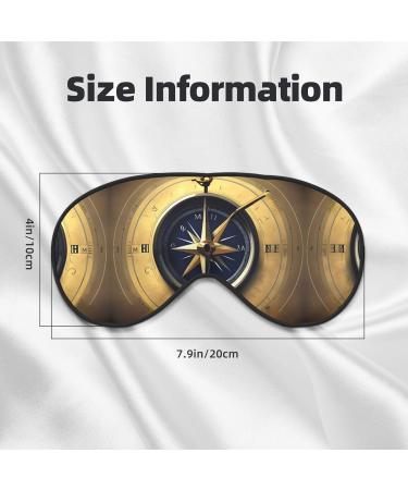 Law of The Compass Navigation Soft Sleep Mask for Women Breathable Eye Patch Perfect for Travel and Relaxation - Buy Online on SooperMarket.com