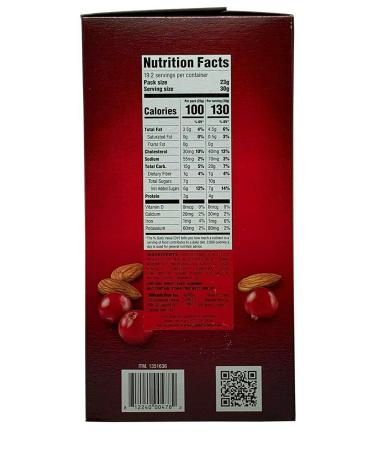 Thin Addictives Cranberry Almond Cookies - 33 More Almonds - 2 Boxes - 1.27 lbs each - Pack of 2 - Buy Online on SooperMarket.com