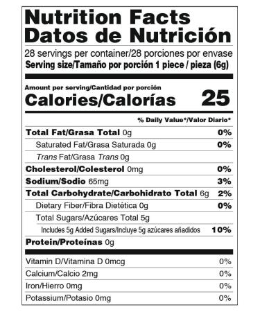 Jovy Revolcaditas Chili Watermelon Candy 6oz Bag - Spicy Watermelon Chili Flavor - 6 Ounce Pack of 1 - Buy Online on SooperMarket.com