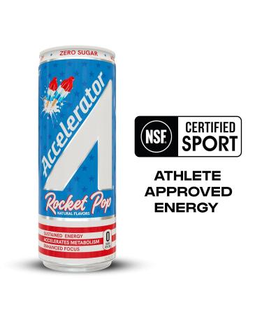 Accelerator Rocket Pop Energy Drink - 12 fl oz Can (Pack of 12) | Buy Internationally - Buy Online on SooperMarket.com