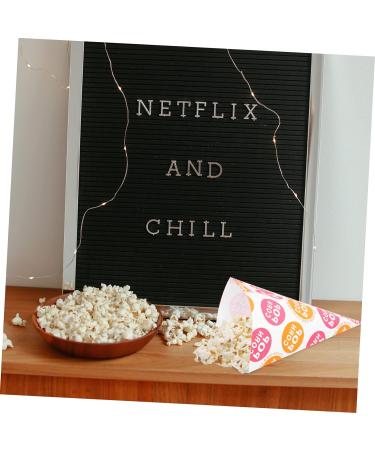 Beavorty 150 Pcs Popcorn Bag Clear Gift Bags Popcorn Cone Bags Goodie Bag Treats for Kids Cone Shaped Treat Bags Wedding Cone Bags Party Child Paper Disposable Biscuit Bag - Buy Online on SooperMarket.com
