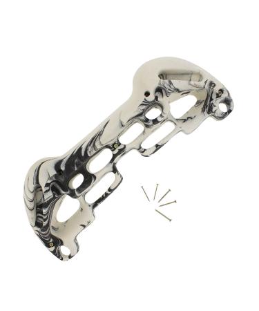 Get Out! Training Board Rock Climbing Hang Board, Fingerboard Pull Up Bar Hanging Practice Hangboard Trainer Black-White