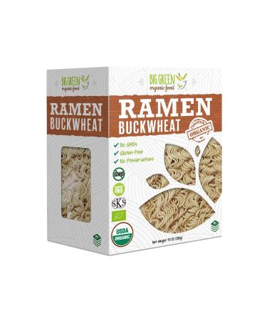 Big Green Organic Food- Organic Buckwheat Ramen, 9.8oz, 100% buckwheat, Gluten-Free, Non-GMO, Vegan (1)