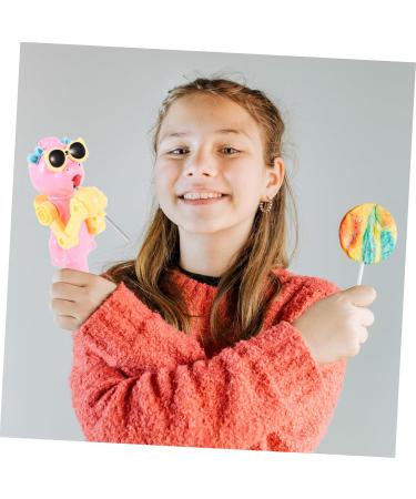 NAMOARLY 2pcs Lollipop Machine Lollipops Lolly Pops Candy Tots Toys Sucker Holder Lollipop Holder Bag Plastic - Buy Online on SooperMarket.com