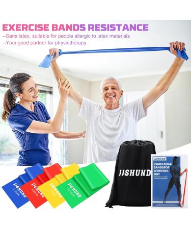 4-Set Fitness Straps & 2m Resistance Bands - Multi-Strength Tapes for Pilates Yoga & Rehabilitation - Ideal for Men & Women - Buy Online on SooperMarket.com