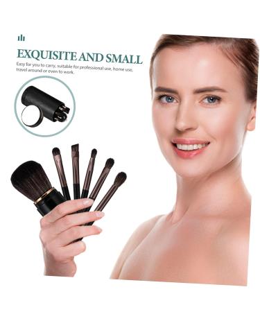 Buy Mikinona Makeup Brush Set - 1 Set with Holder & Lid | Travel-Friendly Cosmetic Organizer - Perfect for Vanity - Buy Online on SooperMarket.com