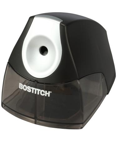 Bostitch Personal Electric Pencil Sharpener  Powerful Stall-Free Motor  High Capacity Shavings Tray  Black (EPS4-BLACK)