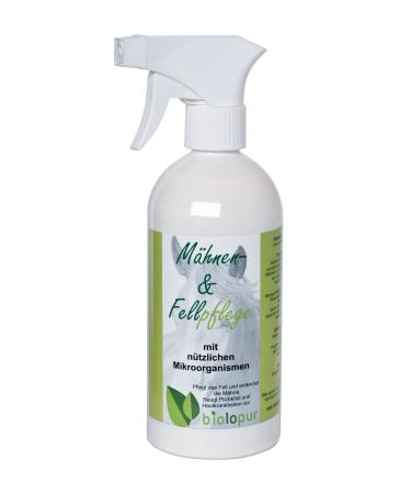 Biolopur | Mane spray & coat care - 500ml ready-to-use solution | Horse coat shine spray