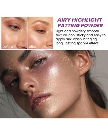 2 PCS Fairy Highlight Patting Powder Body Glitter | White Moonbeam Shade - Buy Online on SooperMarket.com