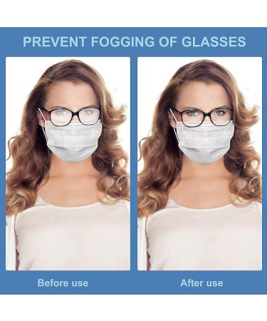 Clear Anti-Fog Nose Bridge Pads - 5pcs Silicone Self-Adhesive Strips for Mask, Comfortable Seal Cushion for DIY Crafting - Buy Online on SooperMarket.com