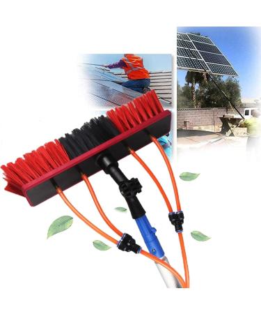 Window Cleaning Pole Water Fed Telescopic Brush for Photovoltaic Panel Cleaning Trucks Windows Cleaning Poles Telescopic Water Fed Brush Brush Head (Color : 9m/29.52ft Size : 30Cm Brush Head) ( 9m/29.52ft 50Cm Brush Head