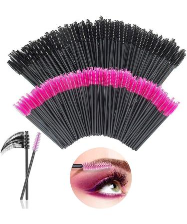 200 PCS Eyelash Brushes LauCentral Mascara Wands Eye Lash Eyebrow Applicator Cosmetic